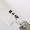 Sakai Takayuki Chef Series Silver Steel No.3 Yanagiba  270mm Stabilized wood (White Ferrule and End Cap) Handle with Sheath - Slide 10