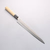 Kikuzuki Silver Steel No.3 Bokashi Yanagiba 300mm Magnolia Handle - Seisuke Knife - Slide 10