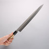 Kikuzuki Silver Steel No.3 Bokashi Yanagiba 300mm Magnolia Handle - Seisuke Knife - Slide 14