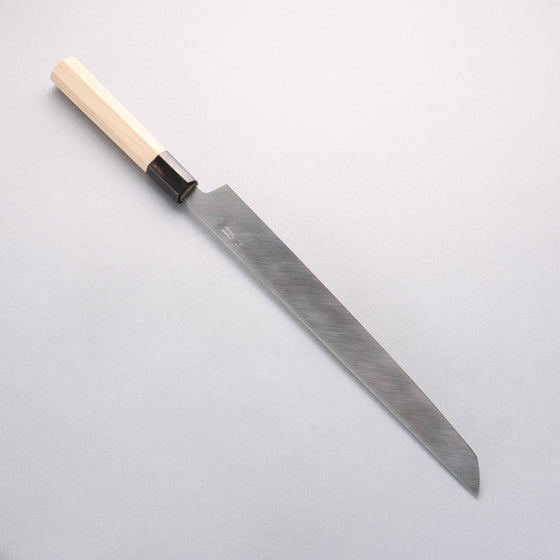 Kikuzuki Silver Steel No.3 Bokashi Sakimaru Takohiki 300mm Magnolia Handle - Seisuke Knife