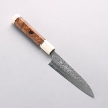  Yu Kurosaki Shizuku SG2 Hammered Petty-Utility 120mm Chinese Quince (White Ferrule and End Cap) Handle - Seisuke Knife