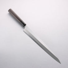  Minamoto Akitada White Steel No.2 Yanagiba 300mm Ebony Wood Handle - Seisuke Knife