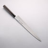 Minamoto Akitada White Steel No.2 Yanagiba 300mm Ebony Wood Handle - Seisuke Knife - Slide 2