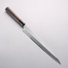 Minamoto Akitada White Steel No.2 Yanagiba 270mm Ebony Wood Handle - Seisuke Knife - Slide 1