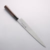 Minamoto Akitada White Steel No.2 Yanagiba 270mm Ebony Wood Handle - Seisuke Knife - Slide 2