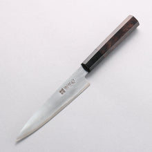  Minamoto Akitada White Steel No.2 Petty-Utility 150mm Ebony Wood Handle - Seisuke Knife