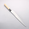 Minamoto Akitada White Steel No.2 Yanagiba 300mm Magnolia (Ferrule: Water Buffalo Horn) Handle - Seisuke Knife - Slide 2