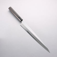  Minamoto Akitada Blue Steel No.1 Yanagiba 300mm Ebony Wood Handle - Seisuke Knife