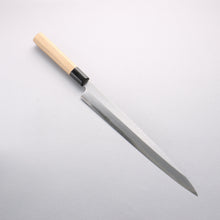  Minamoto Akitada Blue Steel No.2 Yanagiba 300mm Magnolia (Ferrule: Water Buffalo Horn) Handle - Seisuke Knife