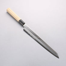  Choyo Silver Steel No.3 Mirrored Finish Kengata Yanagiba 270mm Magnolia Handle - Seisuke Knife