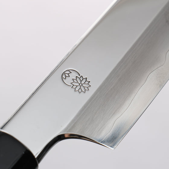 Choyo Silver Steel No.3 Mirrored Finish Kengata Yanagiba 270mm Magnolia Handle - Seisuke Knife