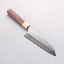  Yoshimi Kato Minamo SG2 Hammered Bunka 170mm Honduras (ferrule: White Pakka wood) Handle - Seisuke Knife