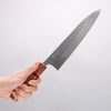 Yoshimi Kato Minamo SG2 Hammered Gyuto 210mm Rosewood (Red Turquoise Ring) Handle - Seisuke Knife - Slide 4