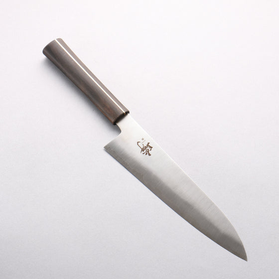 Shigeki Tanaka Majiro Silver Steel No.3 Gyuto 210mm Ebony Wood Handle - Seisuke Knife