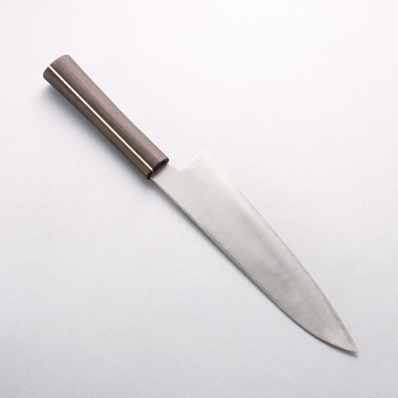 Shigeki Tanaka Majiro Silver Steel No.3 Gyuto 210mm Ebony Wood Handle - Seisuke Knife