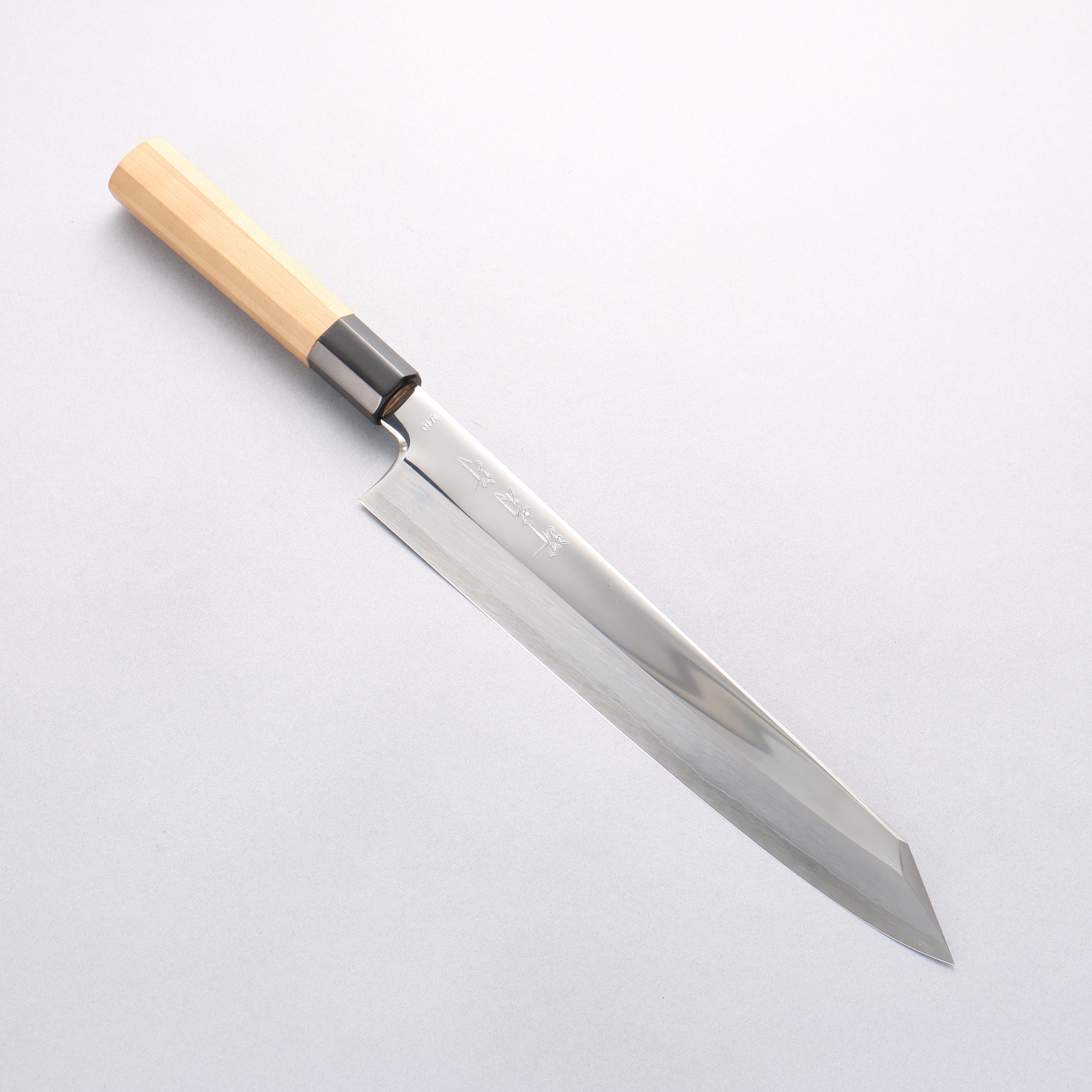 Sakai Kikumori VG10 Mirrored Finish Kiritsuke 270mm Magnolia Handle - Seisuke Knife