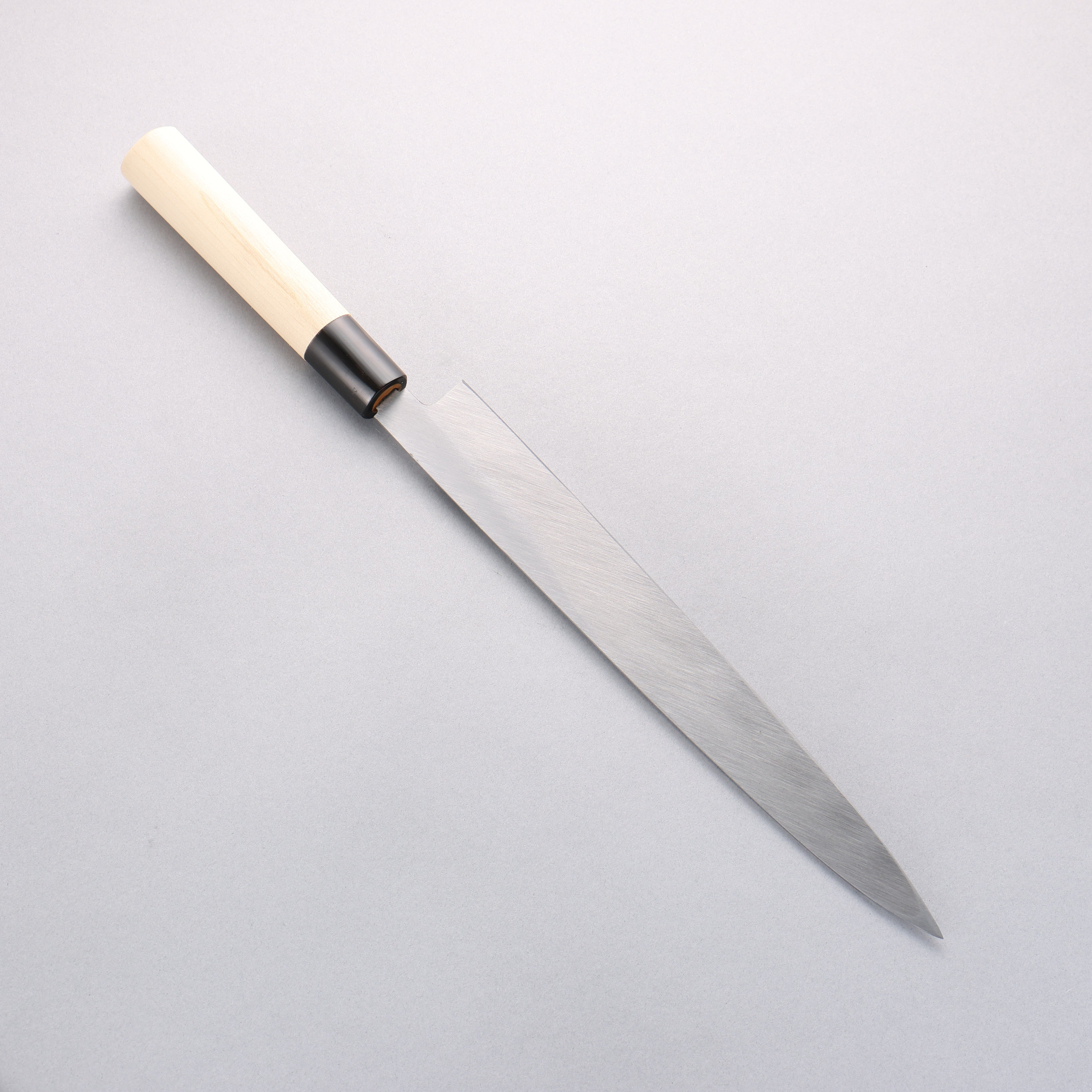 Sakai Takayuki Kasumitogi White Steel Yanagiba Magnolia Handle - Seisuke Knife