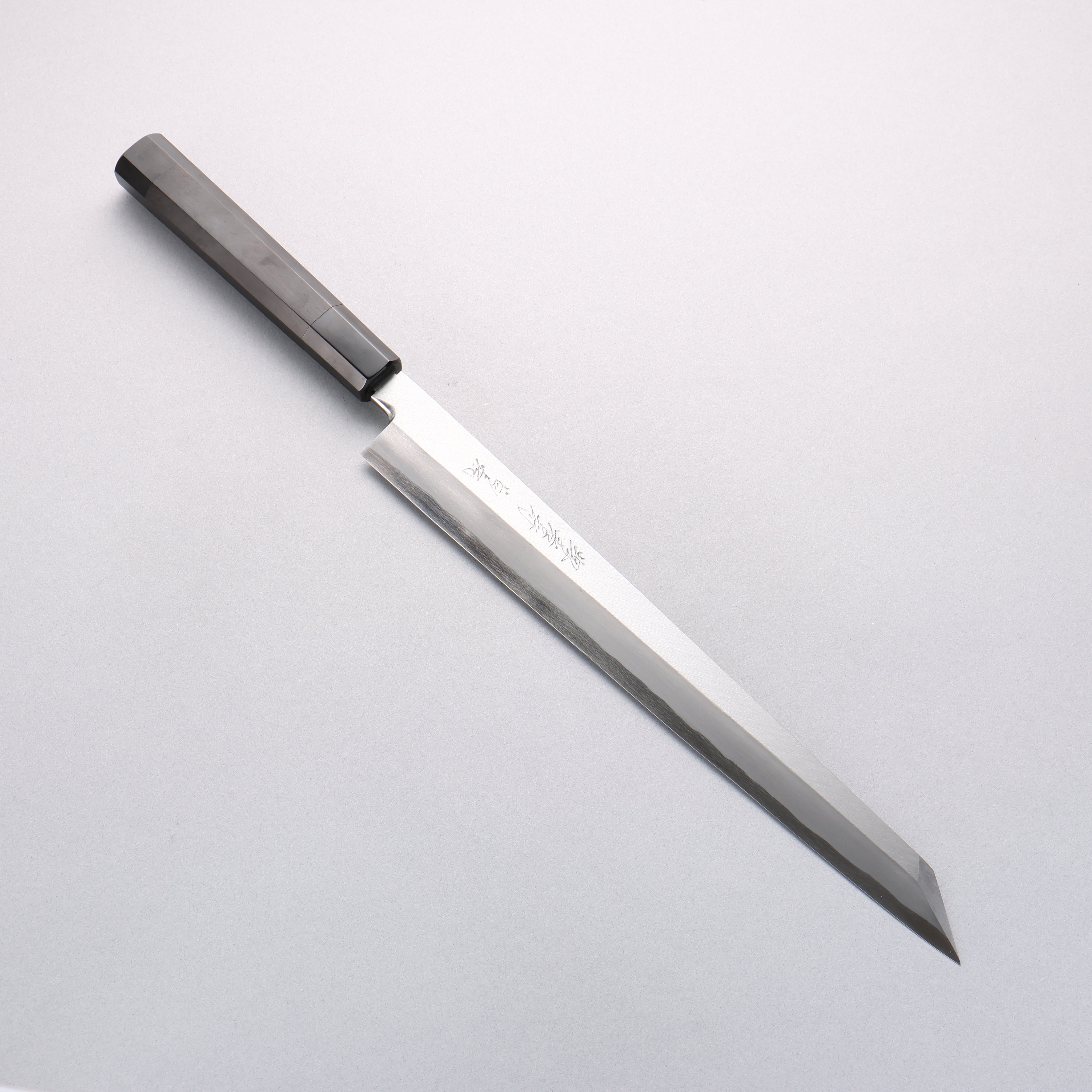 Sakai Takayuki Byakko White Steel No.1 Kiritsuke Yanagiba 300mm Ebony Wood Handle with Sheath - Seisuke Knife