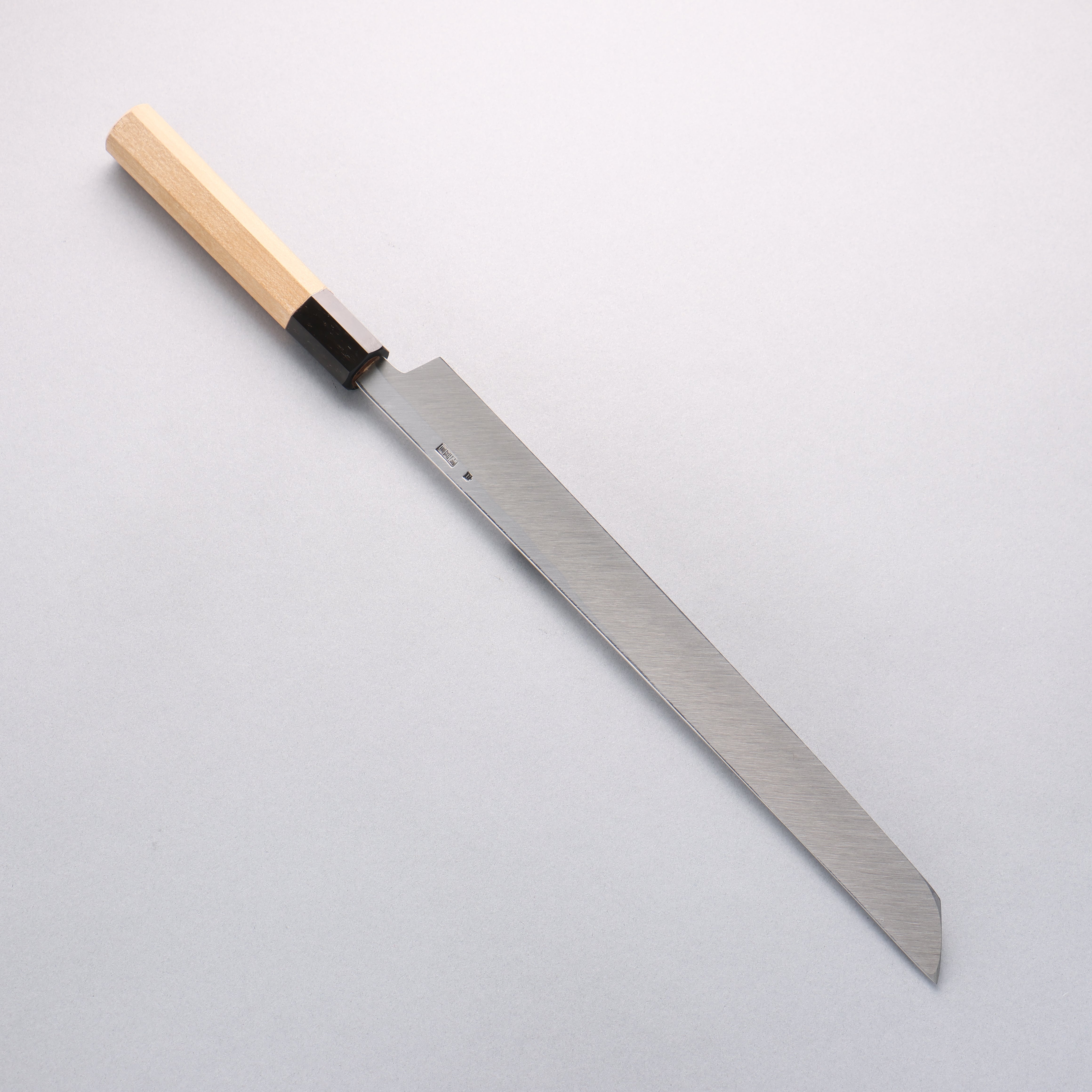 Kikuzuki White Steel No.2 Nashiji Sakimaru Takohiki 300mm Magnolia Handle - Seisuke Knife