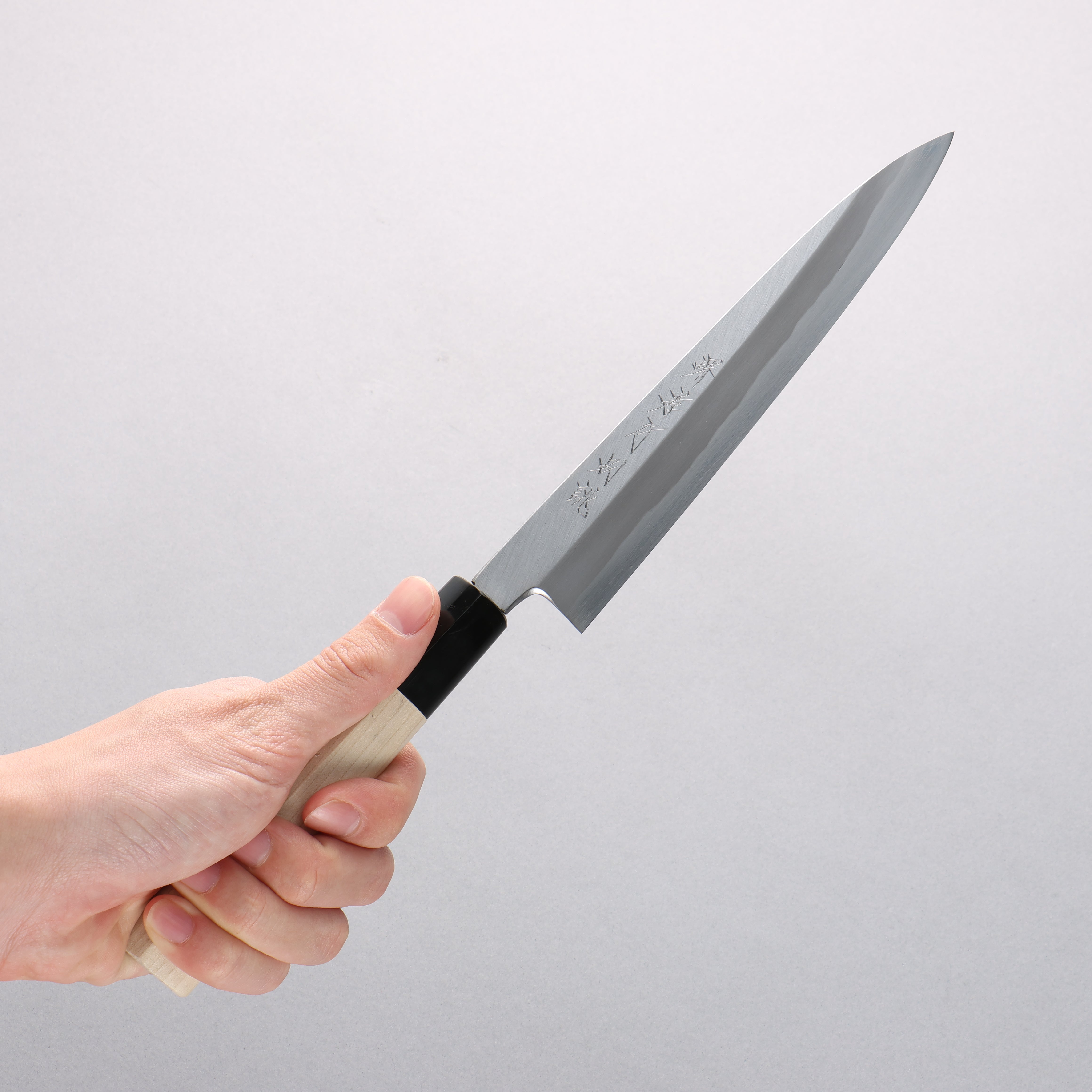 Sakai Takayuki Tokujyo White Steel No.2 Petty-Utility 180mm Magnolia Handle - Seisuke Knife