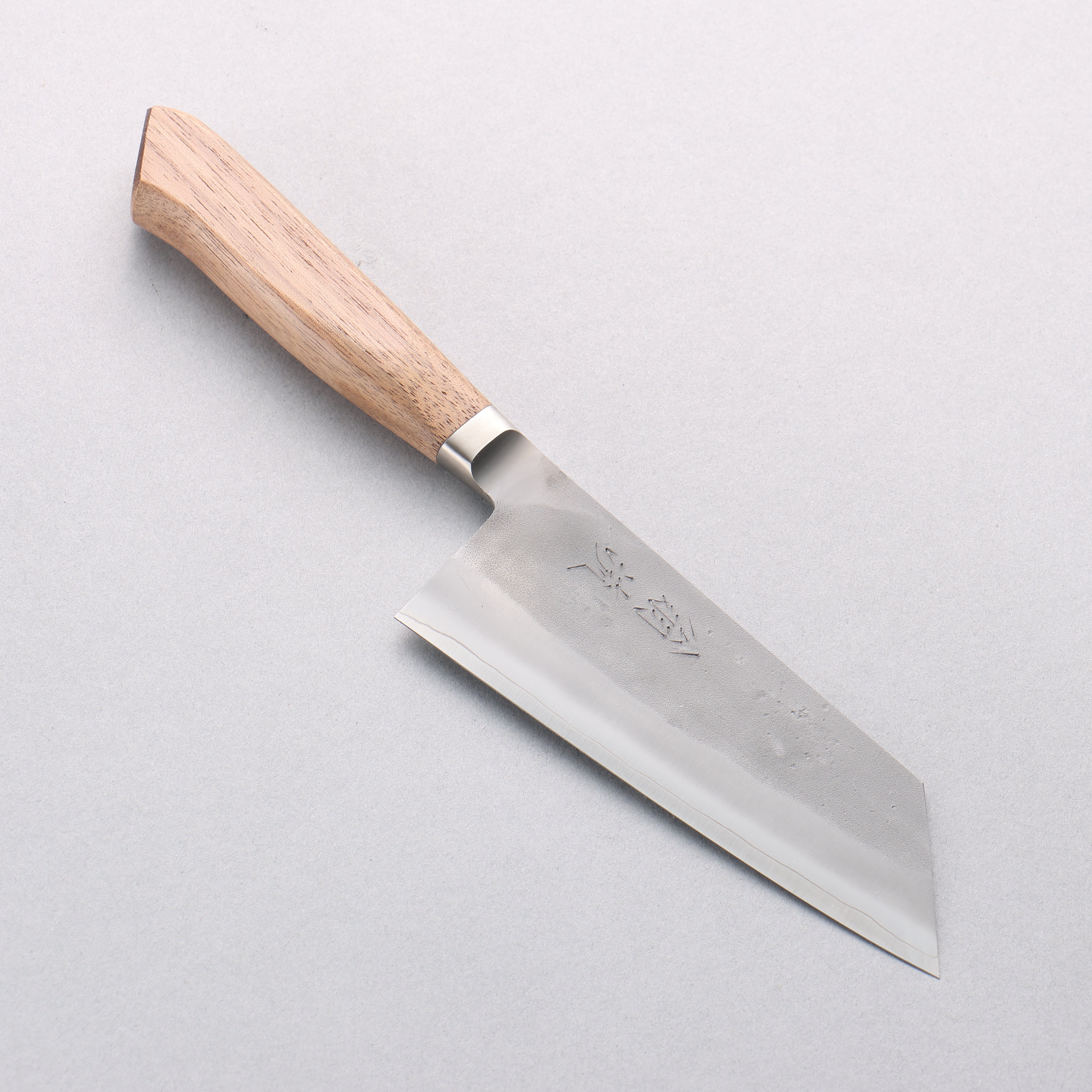 Oul SLD Nashiji Small Bunka 125mm Walnut Handle - Seisuke Knife