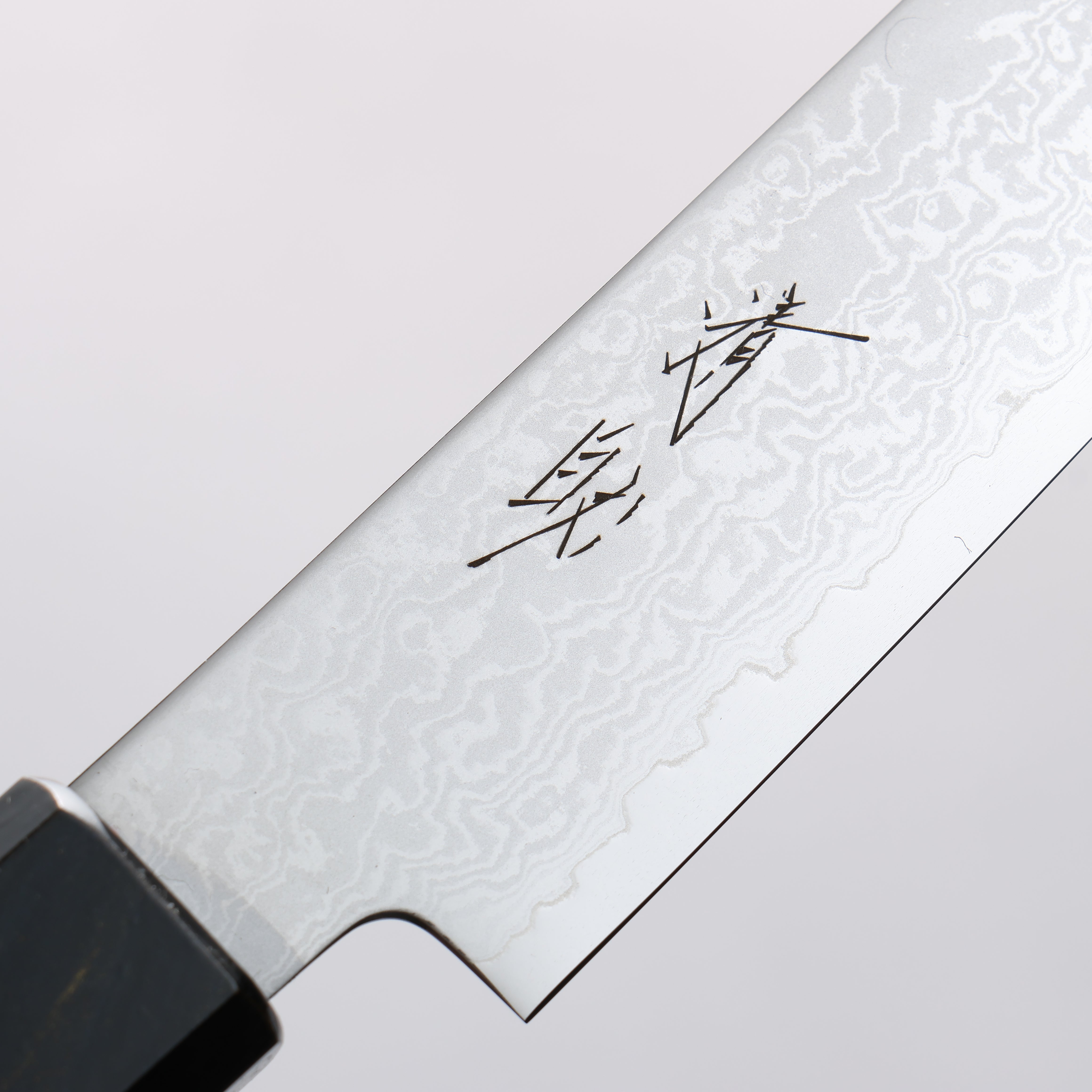 Seisuke VG10 Damascus Kiritsuke Petty-Utility 180mm Blue & Gold Lacquered Handle - Seisuke Knife