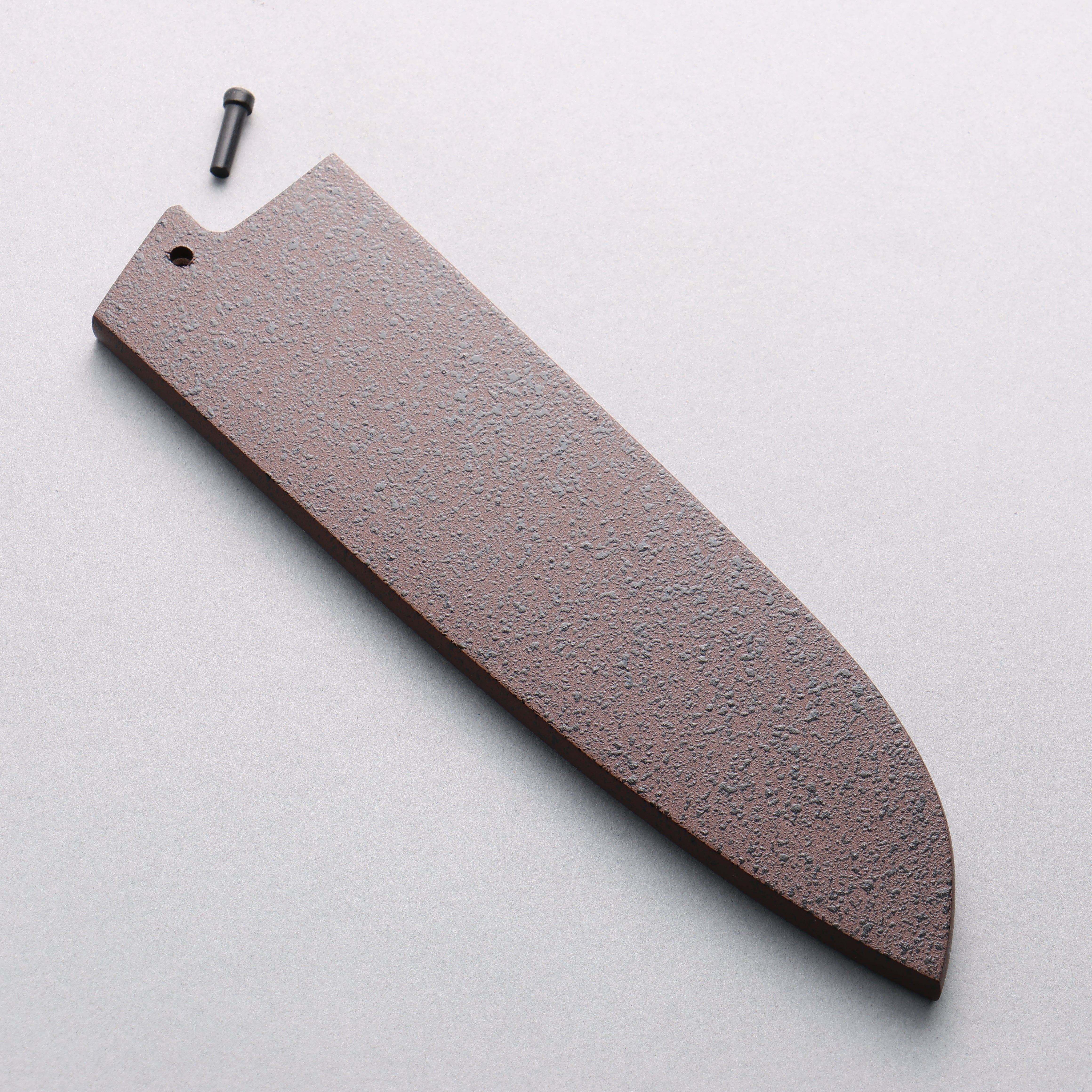 Seisuke VG10 33 Layer Damascus Santoku 170mm Brown Pakka wood Handle with Sheath - Seisuke Knife