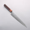 Yu Kurosaki Shizuku SG2 Hammered Sujihiki 240mm Honduras Handle - Seisuke Knife - Slide 1