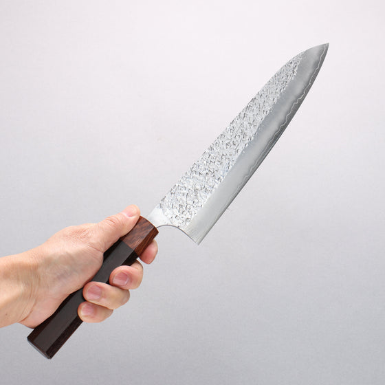 Yu Kurosaki Shizuku SG2 Hammered Gyuto 240mm Honduras Handle - Seisuke Knife