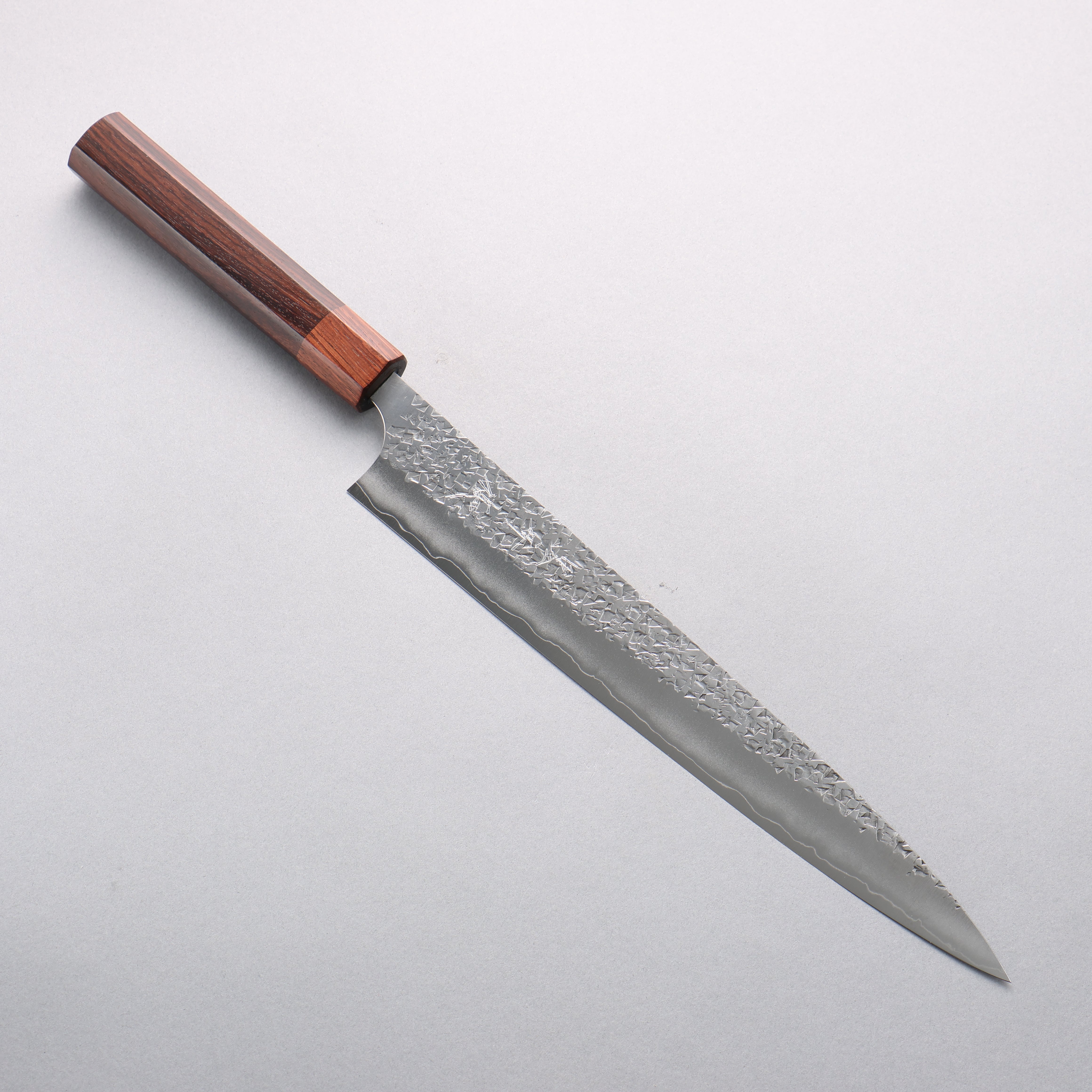 Yu Kurosaki Shizuku SG2 Hammered Sujihiki 270mm Honduras Handle - Seisuke Knife