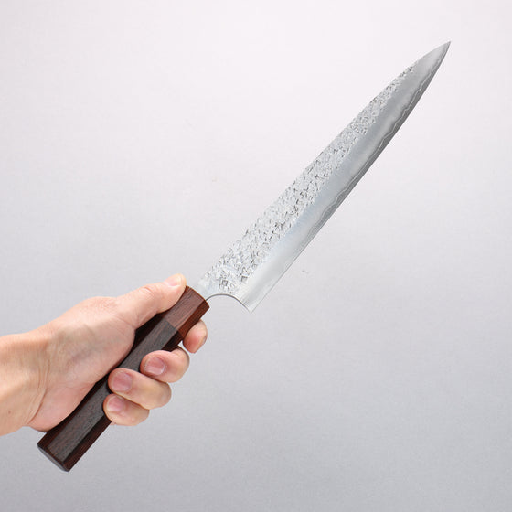Yu Kurosaki Shizuku SG2 Hammered Sujihiki 270mm Honduras Handle - Seisuke Knife