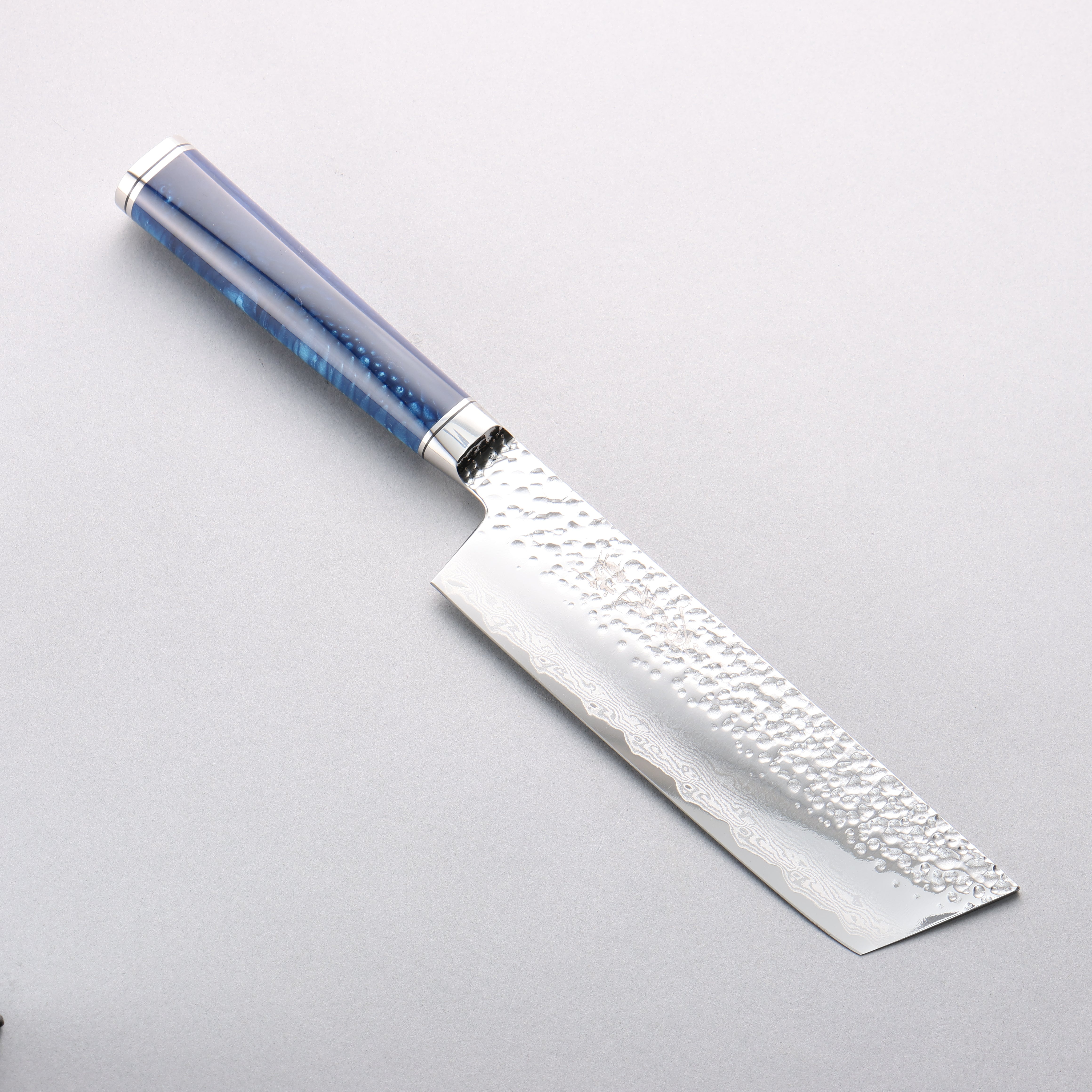 Ryusen Souryurin VG10w 67 Layer Damascus Hammered Nakiri 155mm Polyurethane Handle - Seisuke Knife