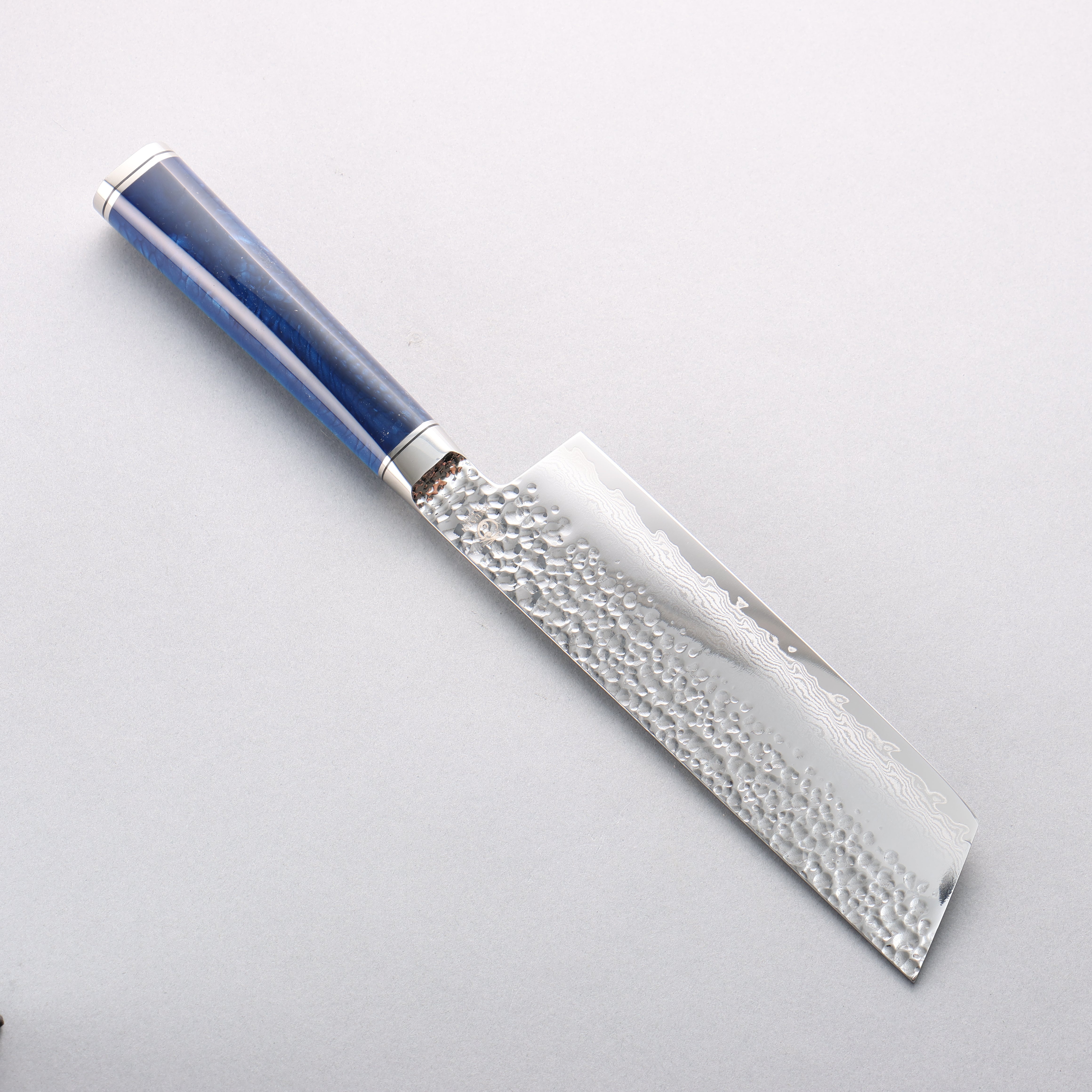 Ryusen Souryurin VG10w 67 Layer Damascus Hammered Nakiri 155mm Polyurethane Handle - Seisuke Knife