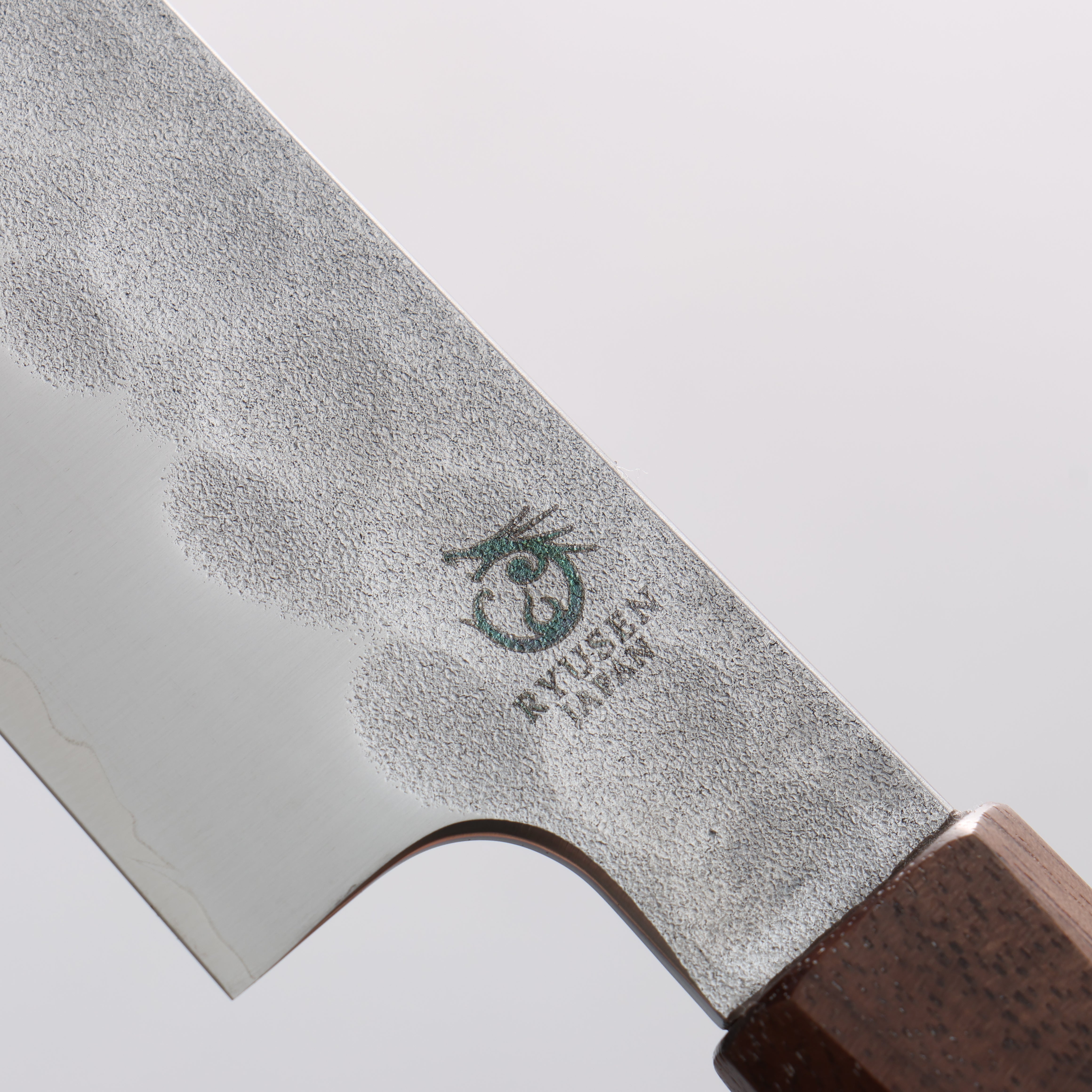 Ryusen Blazen Ryu Wa SG2 Hammered Kiritsuke Sujihiki 260mm Walnut Hand