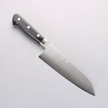  Takamura Knives VG10 Migaki Finished Santoku 170mm with Black Pakkawood Handle - Seisuke Knife