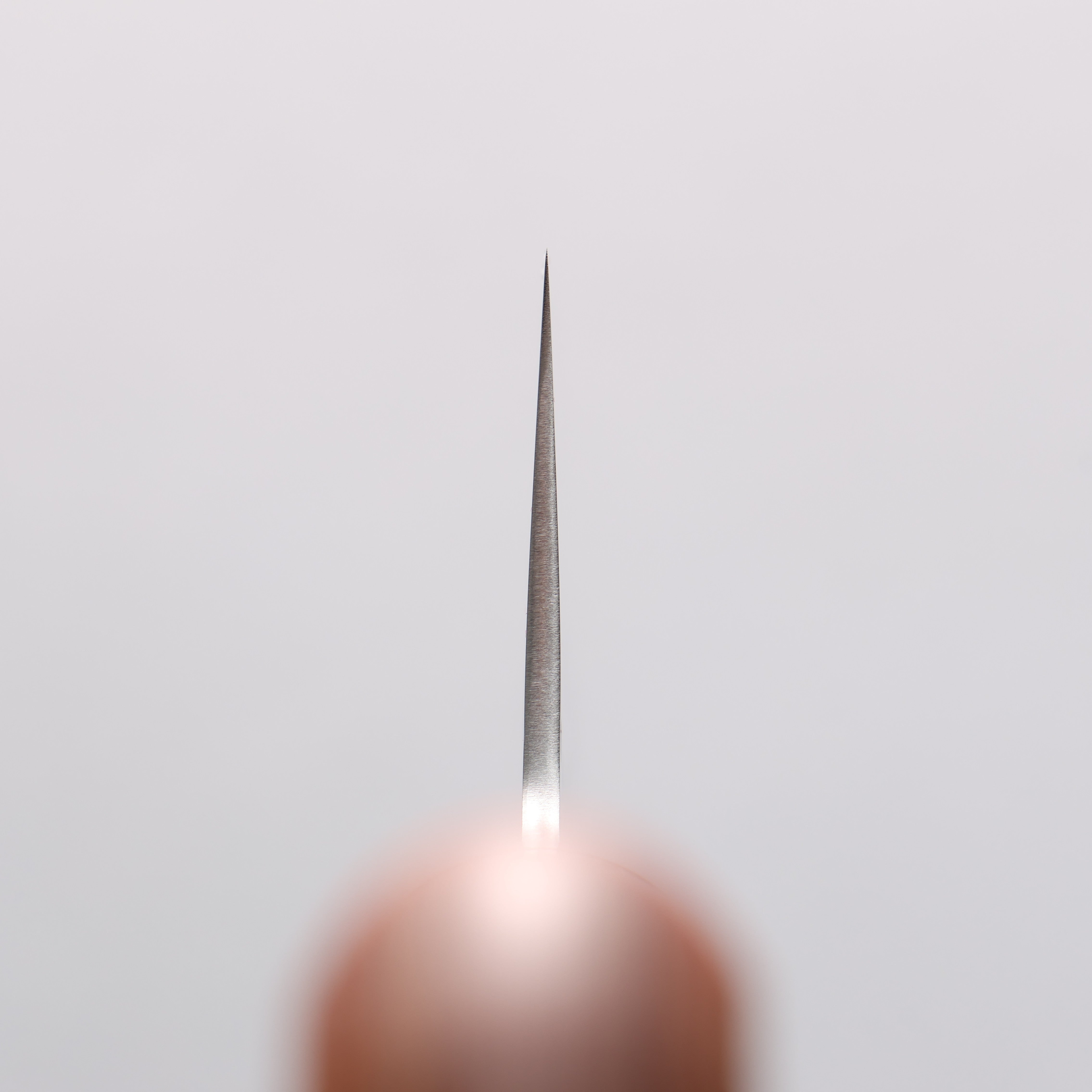 Takamura Knives Chromax Steel Hammered Santoku 170mm with Brown Pakka wood Handle - Seisuke Knife