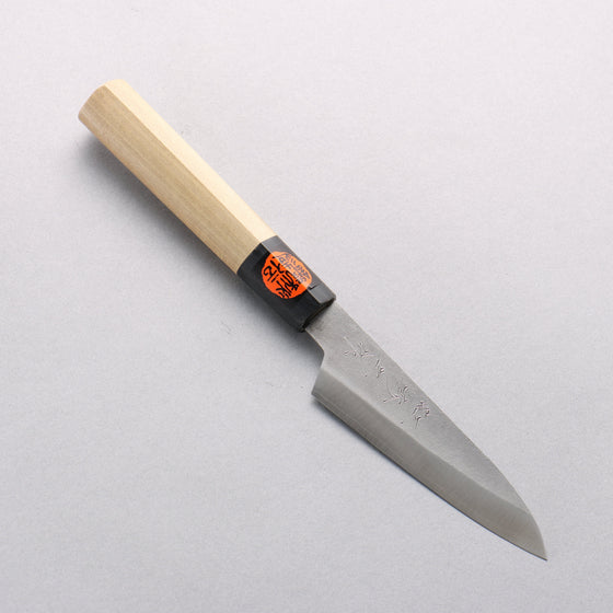 Shigeki Tanaka Silver Steel No.3 Nashiji Petty-Utility 120mm Magnolia (Ferrule: Water Buffalo Horn) Handle - Seisuke Knife