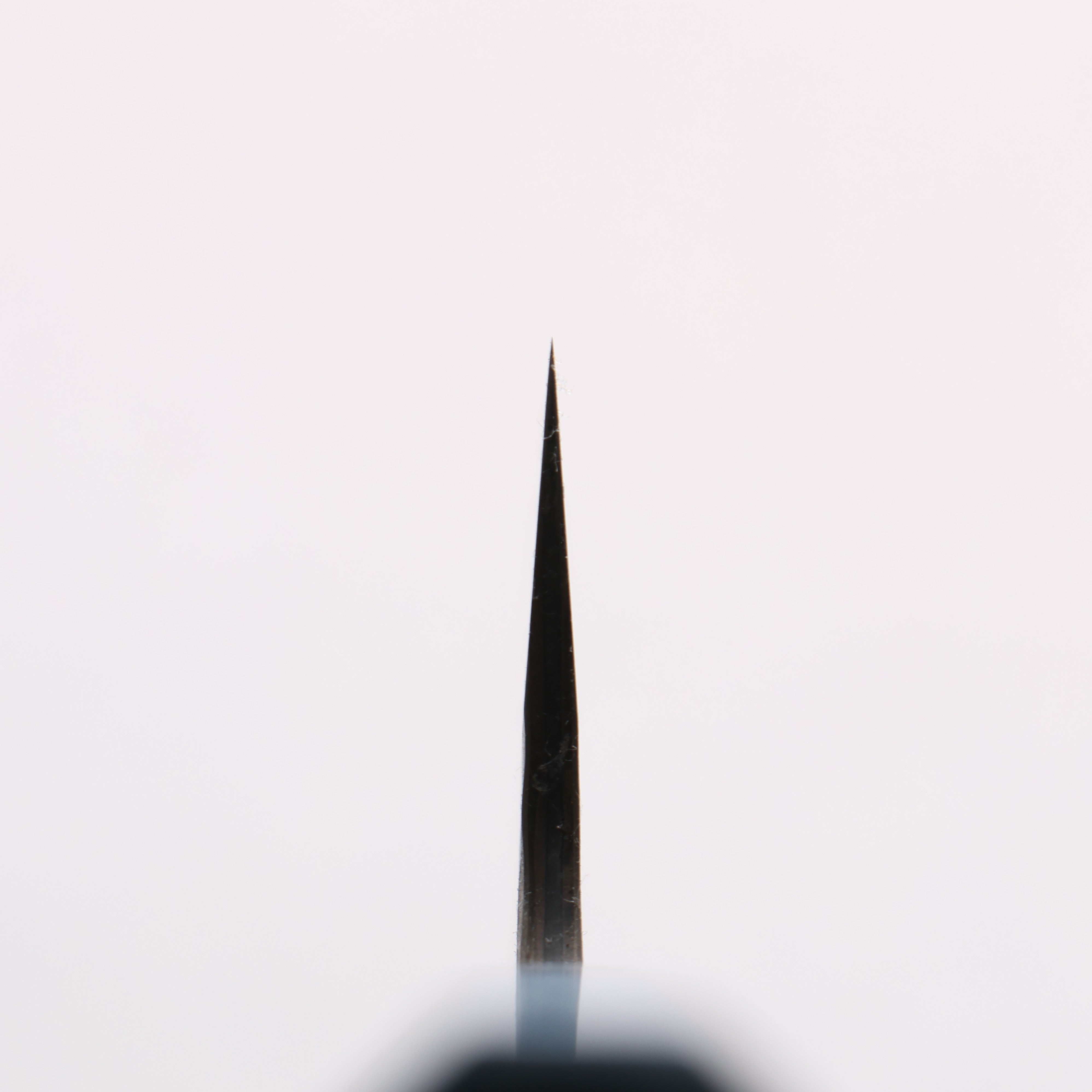 Anryu Blue Super Black Finished Santoku 165mm Blue Stabilized Wood Handle - Seisuke Knife