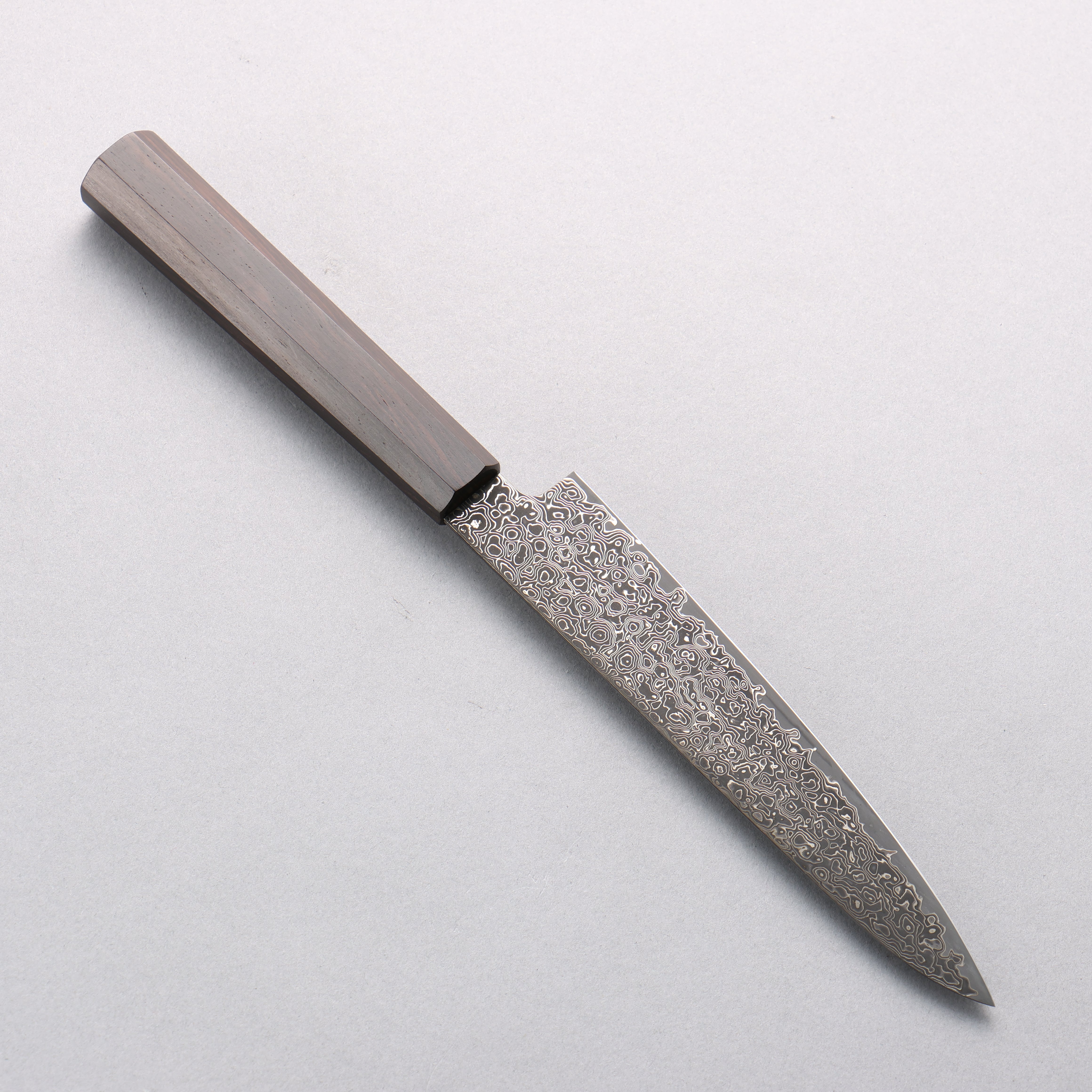 Seisuke SG2 Black Damascus Migaki Petty-Utility 150mm Ebony Wood Handle - Seisuke Knife