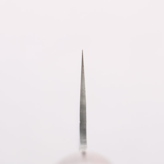 Sakai Takayuki SG2 Hammered Damascus Migaki Finished Kengata Santoku 160mm Rosewood Handle - Seisuke Knife