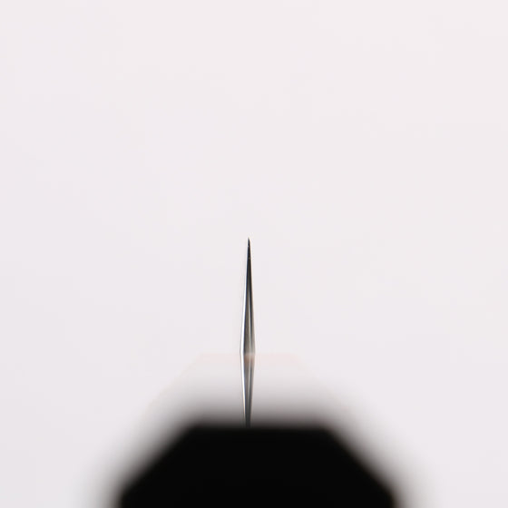 Yoshimi Kato SG2 Black Damascus Petty-Utility 75mm Ebony (ferrule: Orange Resin) Handle - Seisuke Knife