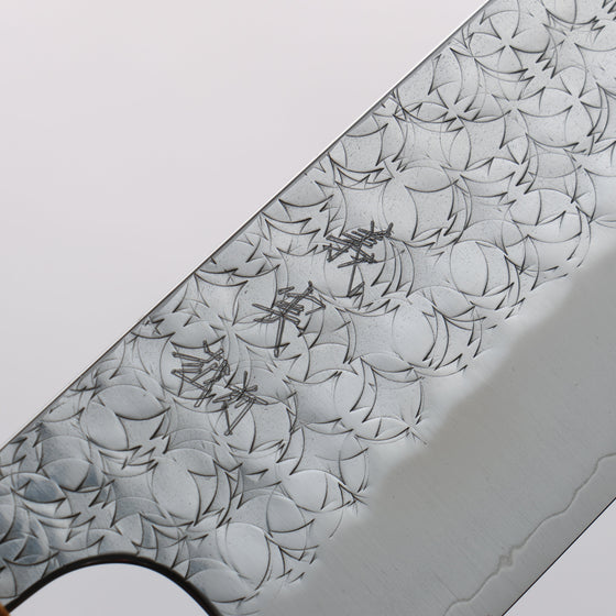 Yoshimi Kato Minamo SG2 Hammered Santoku 170mm Olive tree (V Shaped) Handle - Seisuke Knife