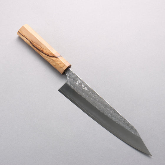 Yoshimi Kato Minamo SG2 Hammered Kiritsuke Gyuto 210mm Olive tree (V Shaped) Handle - Seisuke Knife