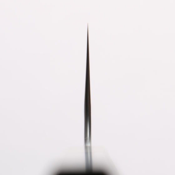 Yoshimi Kato SPG STRIX Wave Pattern Nakiri 165mm Gray Stablilized Wood (White Ring) Handle - Seisuke Knife