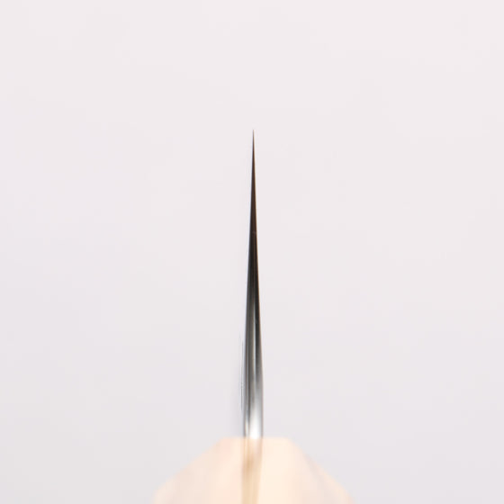 Yoshimi Kato SPG STRIX Hammered (V) Bunka 170mm Olive Tree and Blue Resin Handle - Seisuke Knife