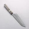 Yoshimi Kato SPG STRIX Wave Pattern Bunka 170mm Gray Stablilized Wood (White Ring) Handle - Seisuke Knife - Slide 2