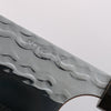 Yoshimi Kato SPG STRIX Wave Pattern Bunka 170mm Gray Stablilized Wood (White Ring) Handle - Seisuke Knife - Slide 4