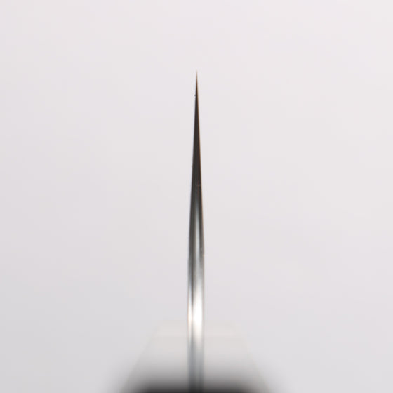 Yoshimi Kato SPG STRIX Wave Pattern Bunka 170mm Gray Stablilized Wood (White Ring) Handle - Seisuke Knife