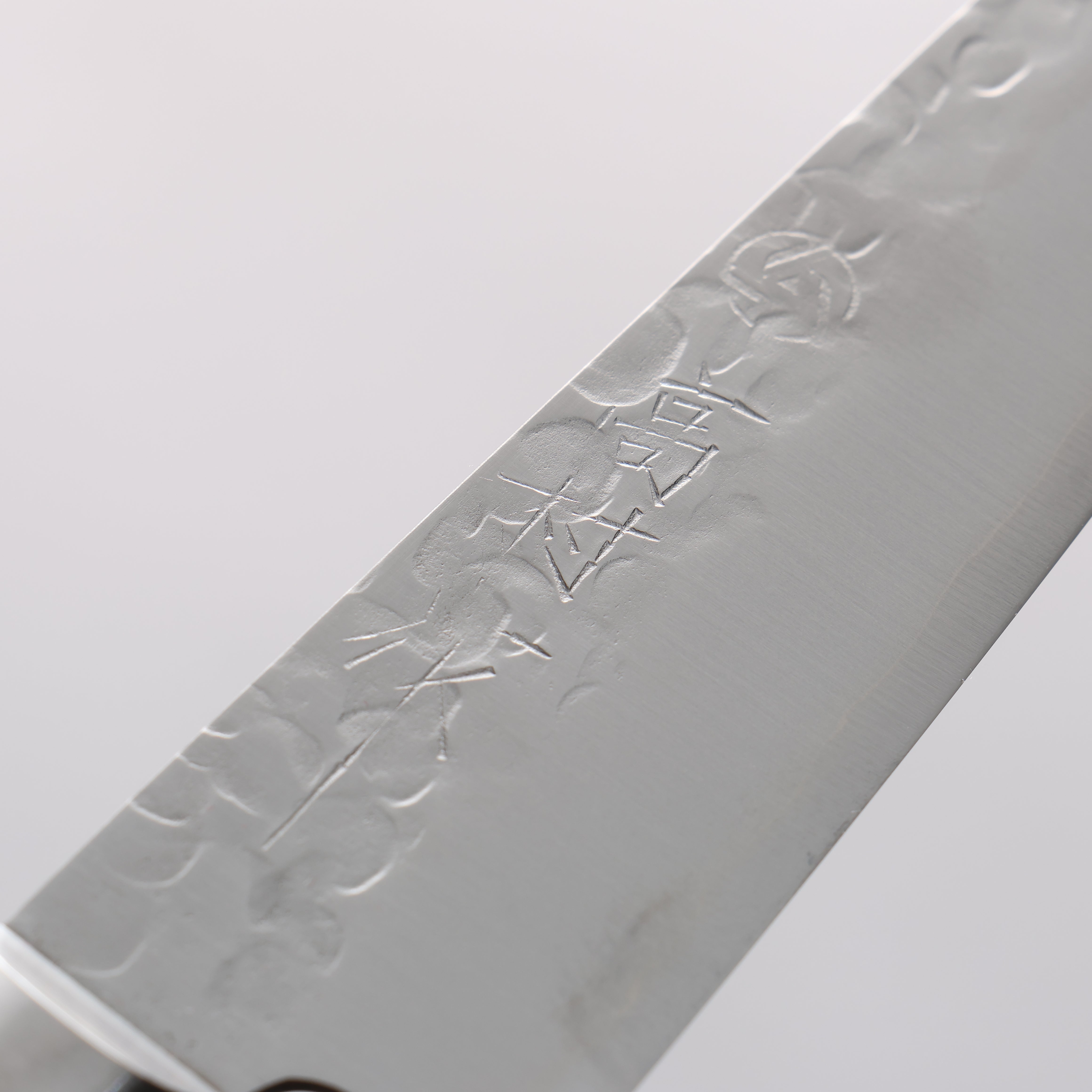 Takamura Knives Chromax Steel Hammered Petty-Utility 130mm Brown Pakkawood Handle - Seisuke Knife