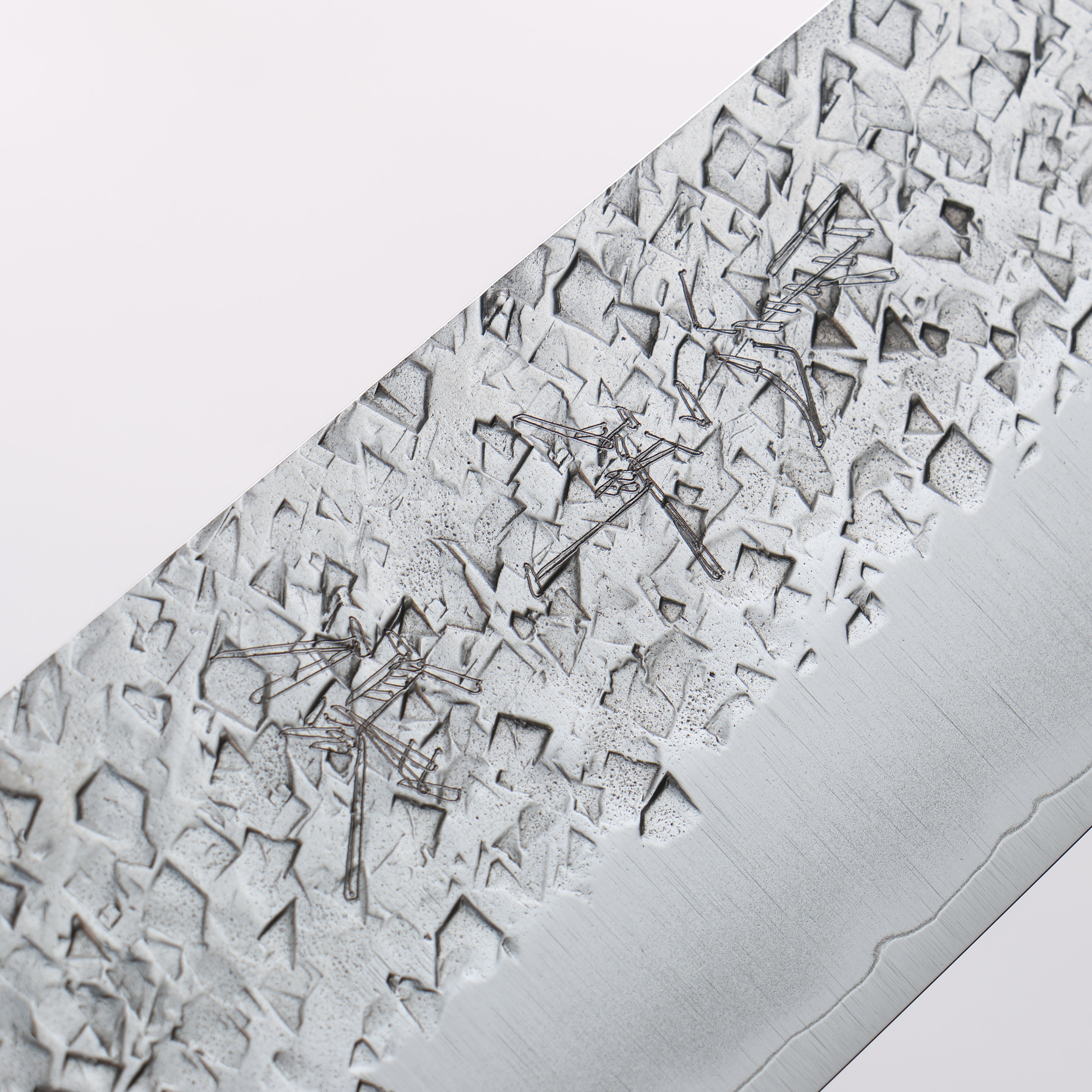 Yu Kurosaki Shizuku SG2 Hammered Gyuto 240mm Chinese Quince (White Ferrule and End Cap) Handle - Seisuke Knife